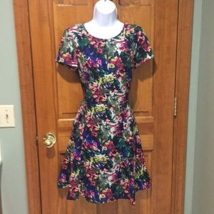 J. Crew Floral Fit and Flare Dress